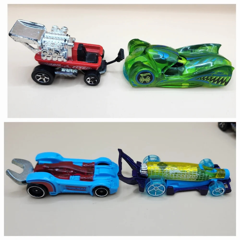 Hot Wheels Diecast 90s 2000s Radio Flyer Wagon Cloak Dagger Tooligan Carbonator